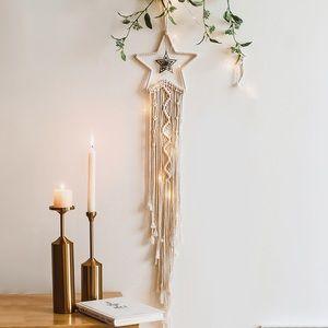 NEW Handmade Boho Star Macrame Wall Decor